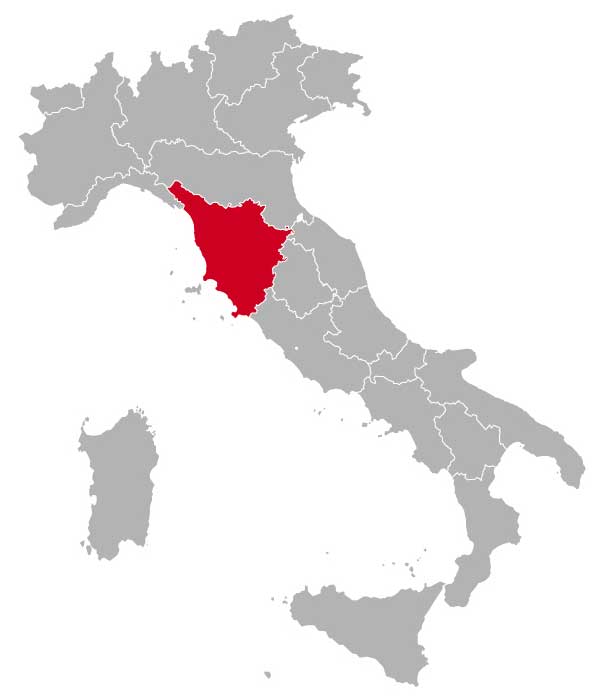 Her ligger Toscana