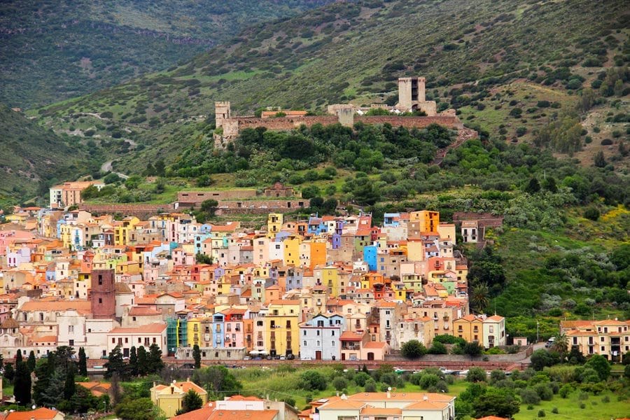 Bosa på Sardinien