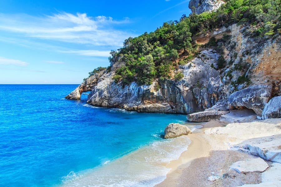 Cala Luna stranden på Sardinien