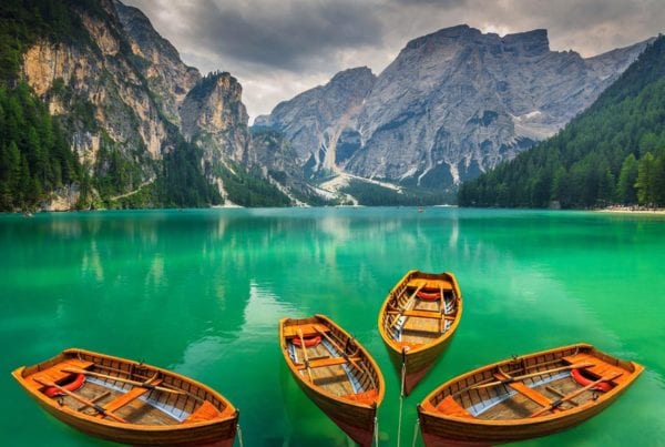 Lago di Braies i Trentino-Alto Adige
