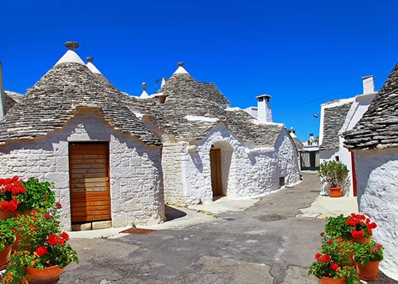 Trulli husene i Alberobello