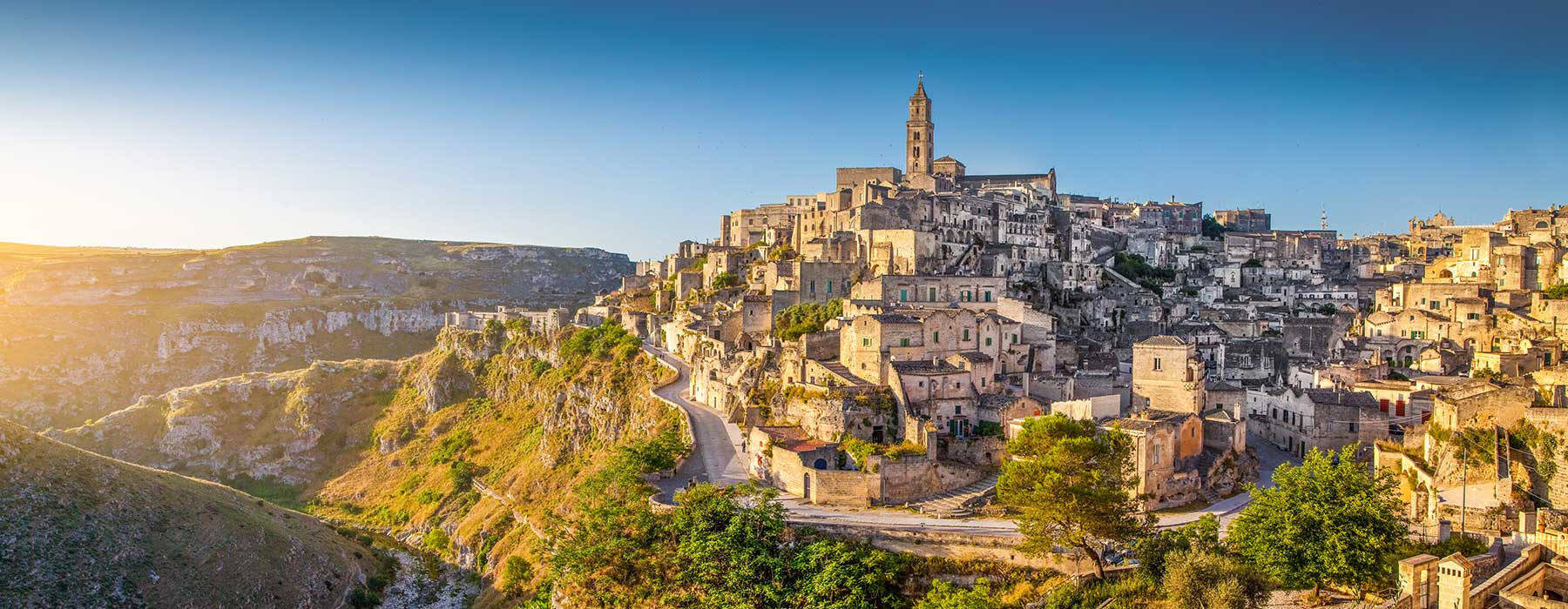 Matera med det fantastiske Sassi kvarter