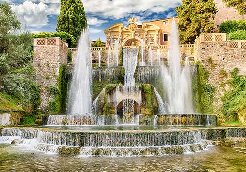 Villa D Este i Tivoli
