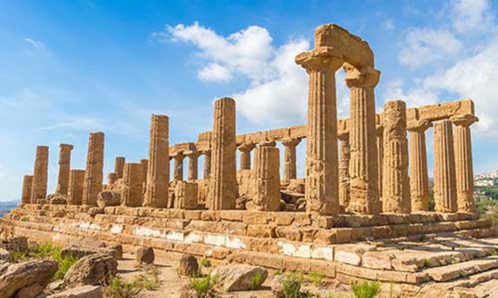 Agrigento på Sicilien