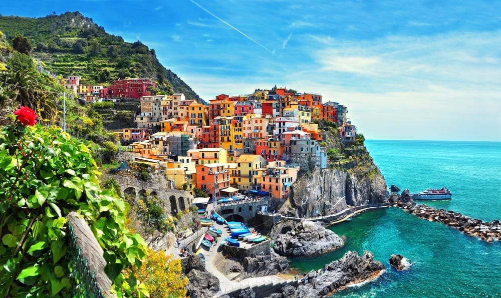 De Fem Byer Italien Kort Cinque Terre skal opleves når I holder ferie i Norditalien De Fem Byer Italien Kort