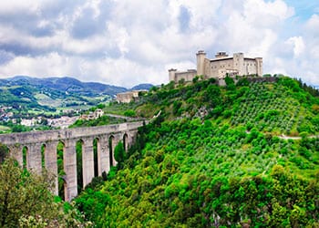 Spoleto i Umbrien