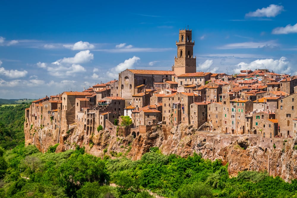 Pitigliano i Toscana