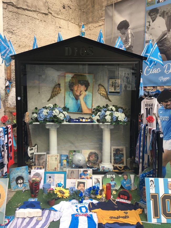 Diego Maradona i Quartieri Spagnoli Napoli