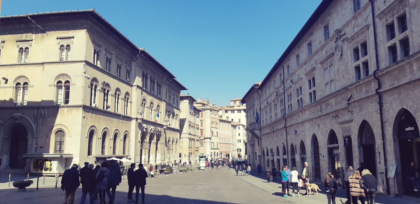 Perugia centro storico centrum