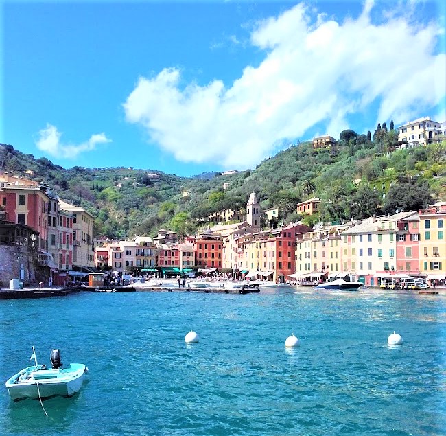 Portofino i Ligurien