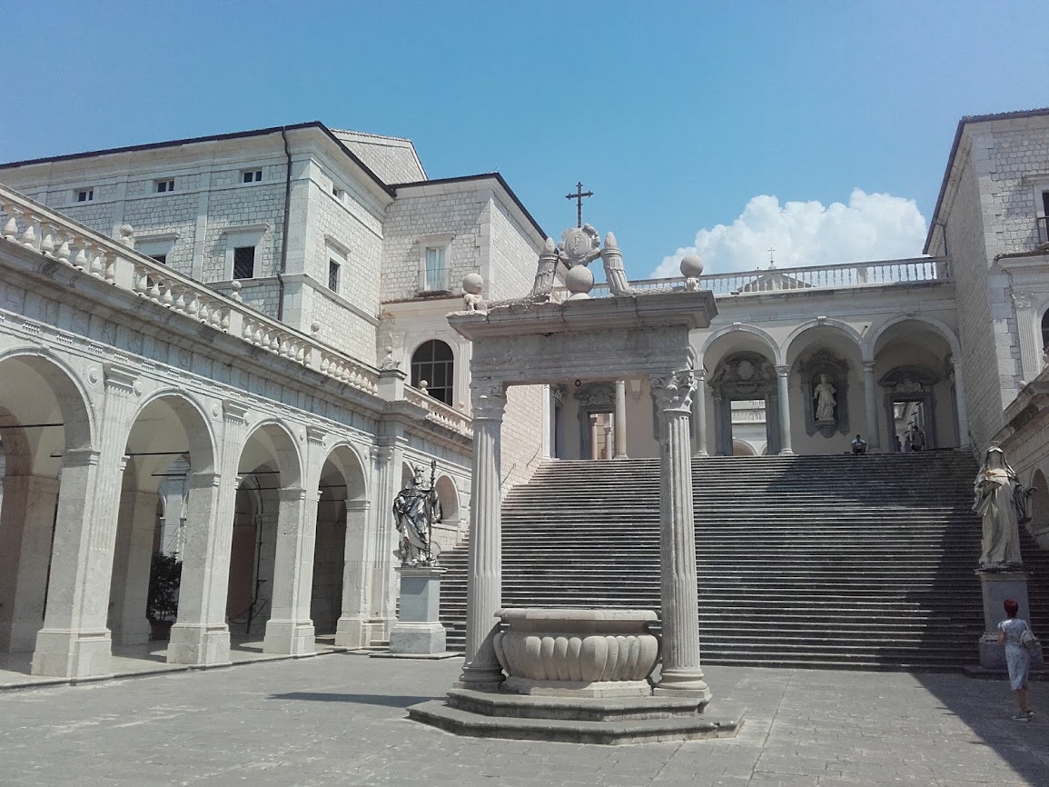 Montecassino klosteret i Lazio