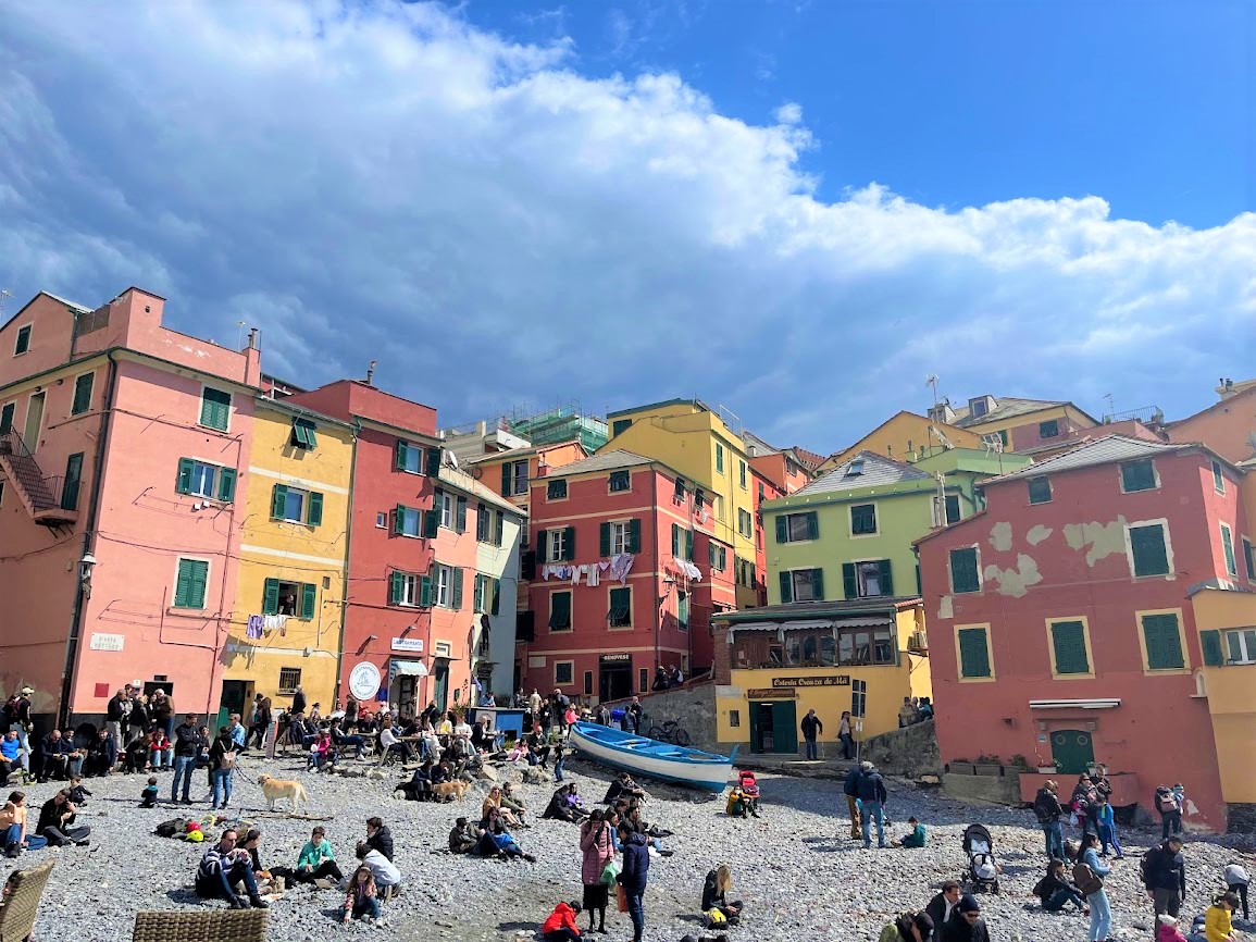Stranden i Boccadasse Top-10 rejsemål i Italien.