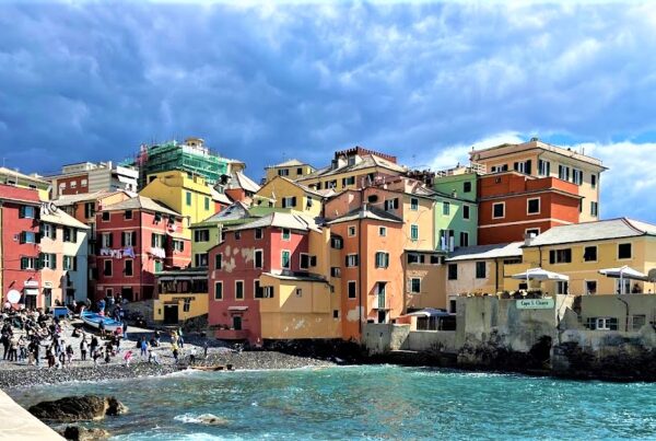 Boccadasse i Ligurien