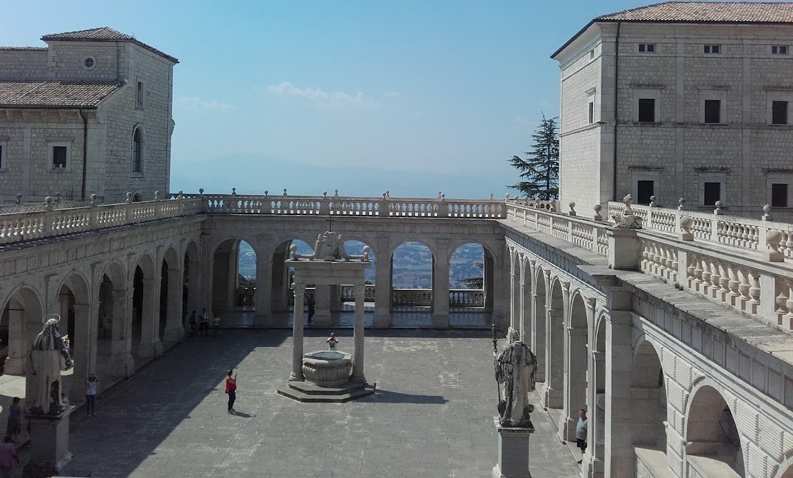 Montecassino klosteret i Lazio