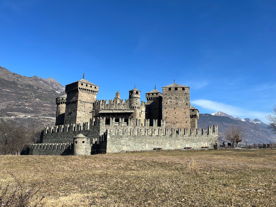 Castello di Fenis i Aostadalen
