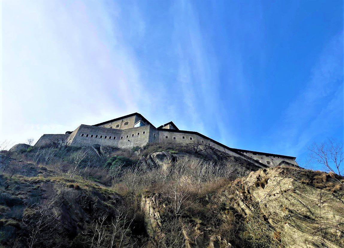 Fort di Bard i Aostadalen Valle d'Aosta