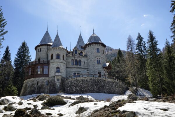 Savoia slottet i Aostadalen